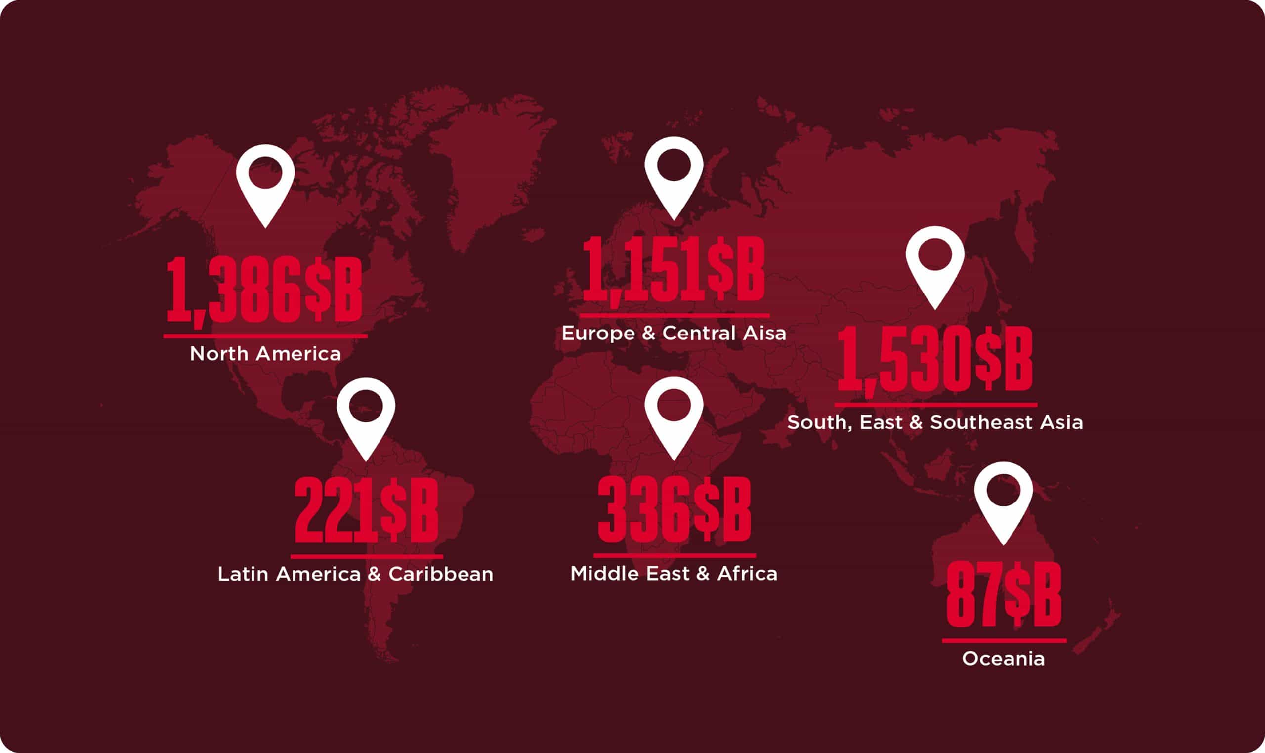 b2b content marketing agency - map statistics